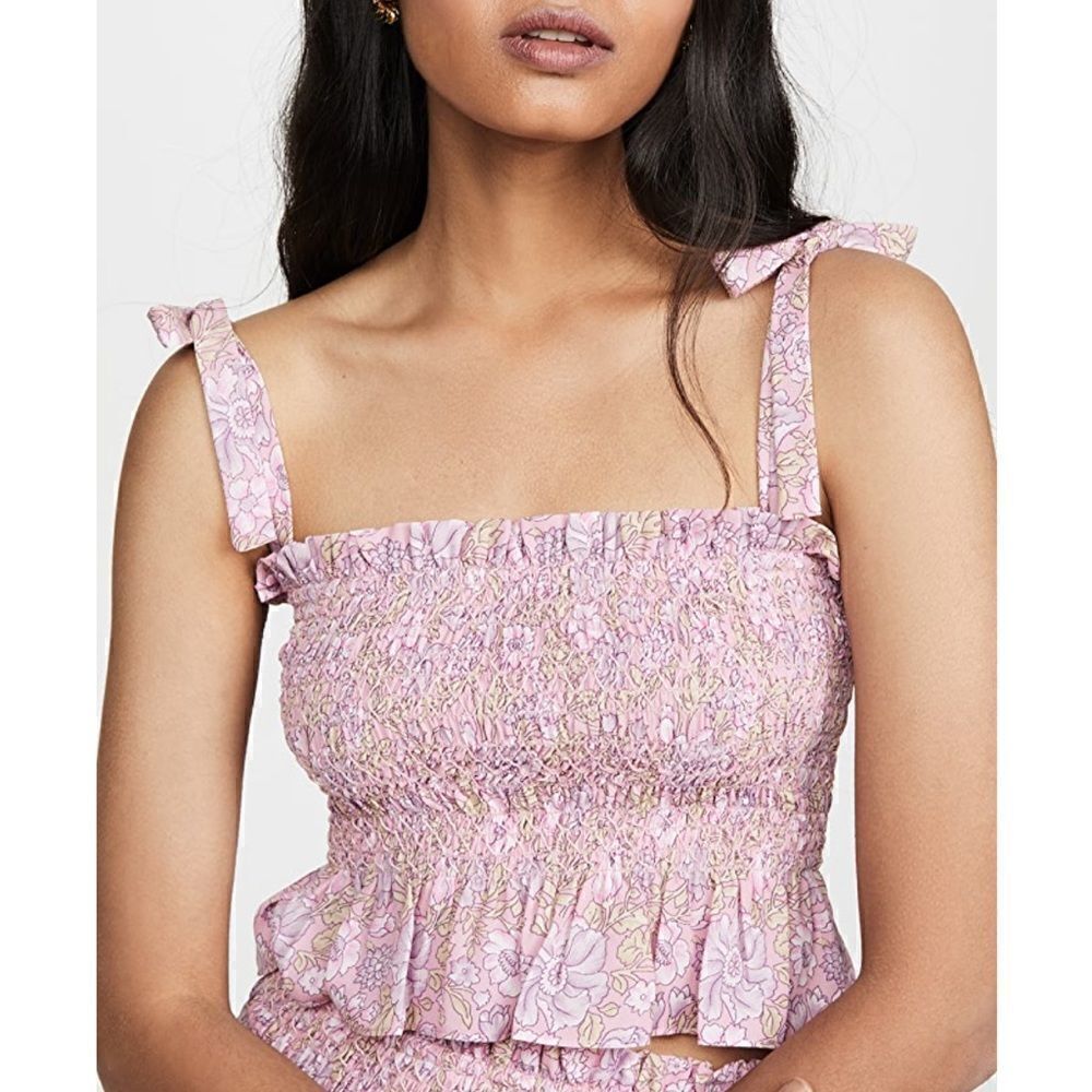 Revolve Likely Riveria Top in Pink Multi